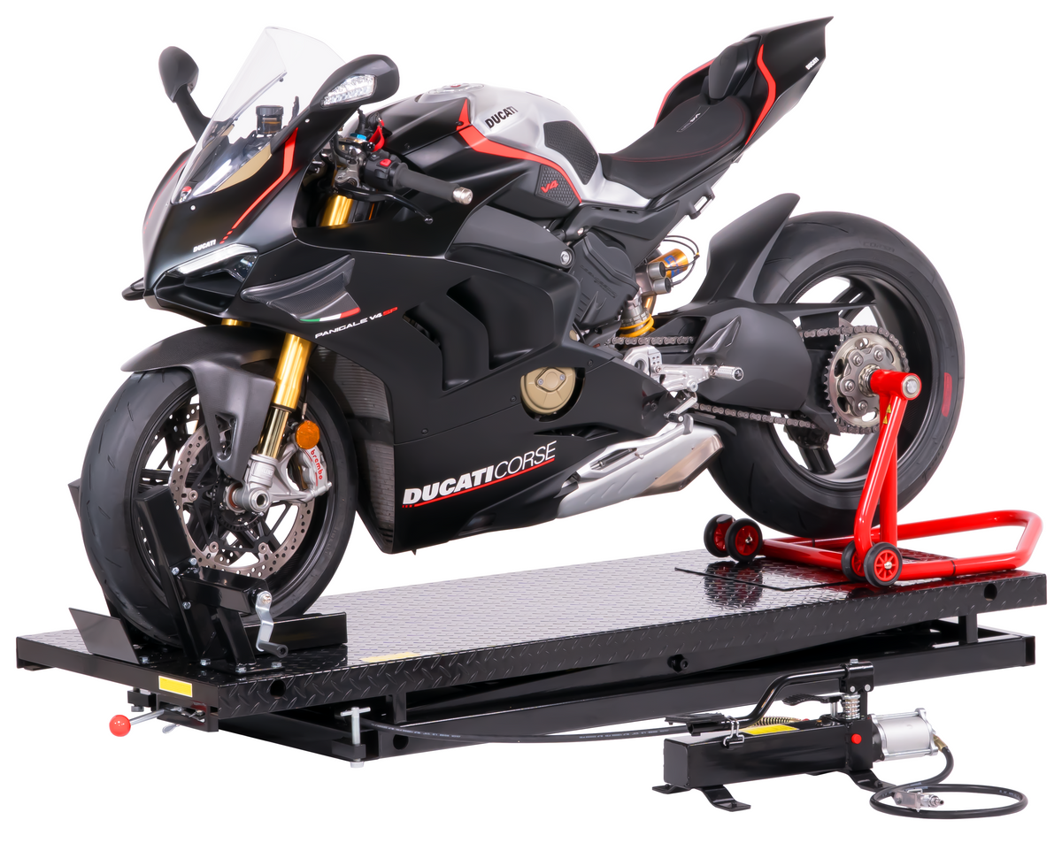 675kg Scherenbühne, Motorradhebebühne mit Pneumatikantrieb