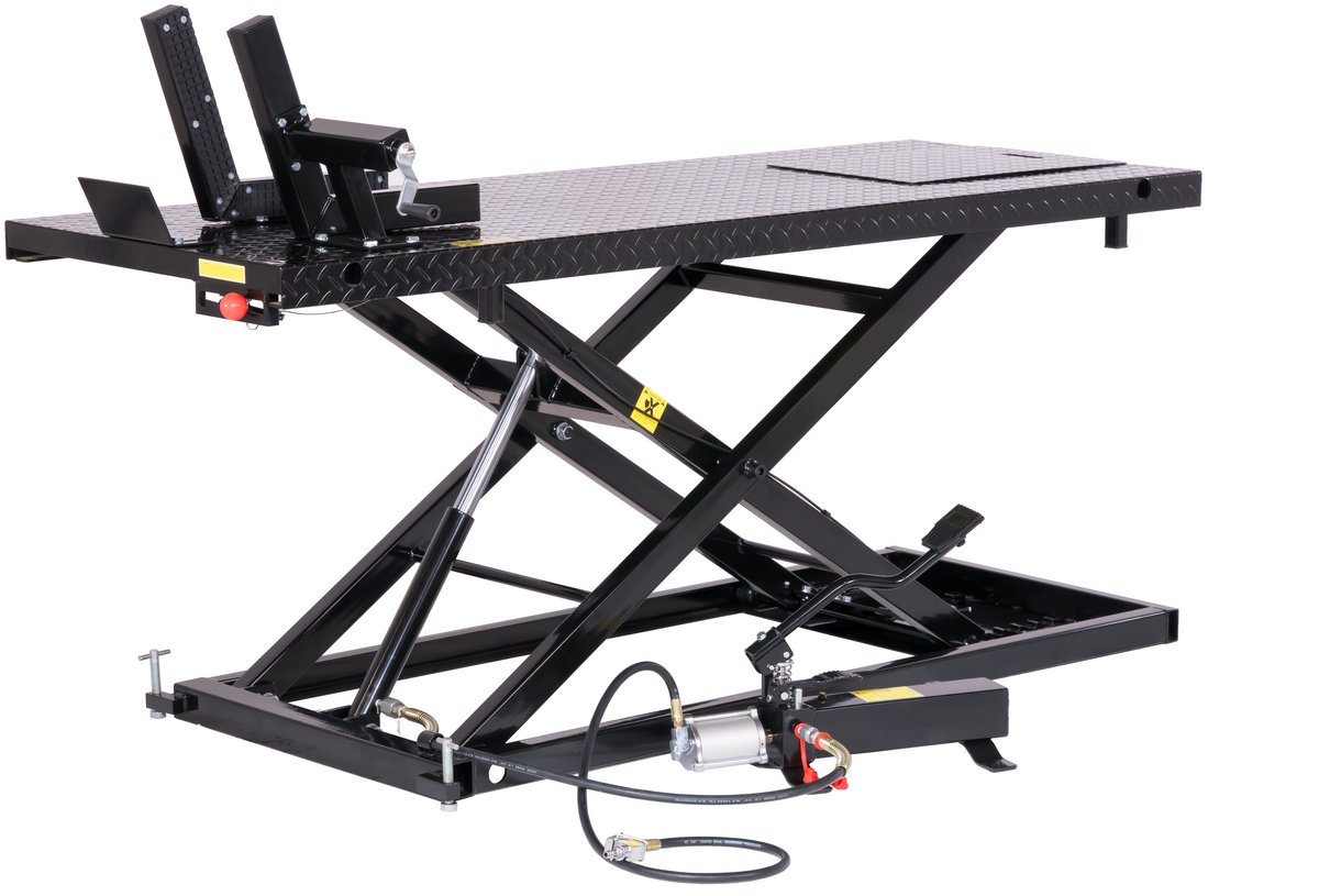 675kg Scherenbühne, Motorradhebebühne mit Pneumatikantrieb