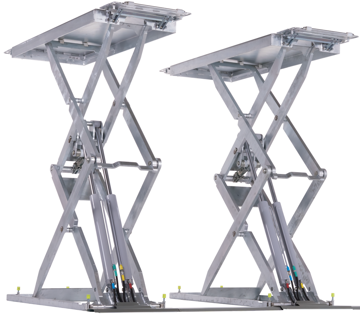 3,5t Doppel-Scherenhebebühne Vollverzinkt 400V elektrohydraulisch