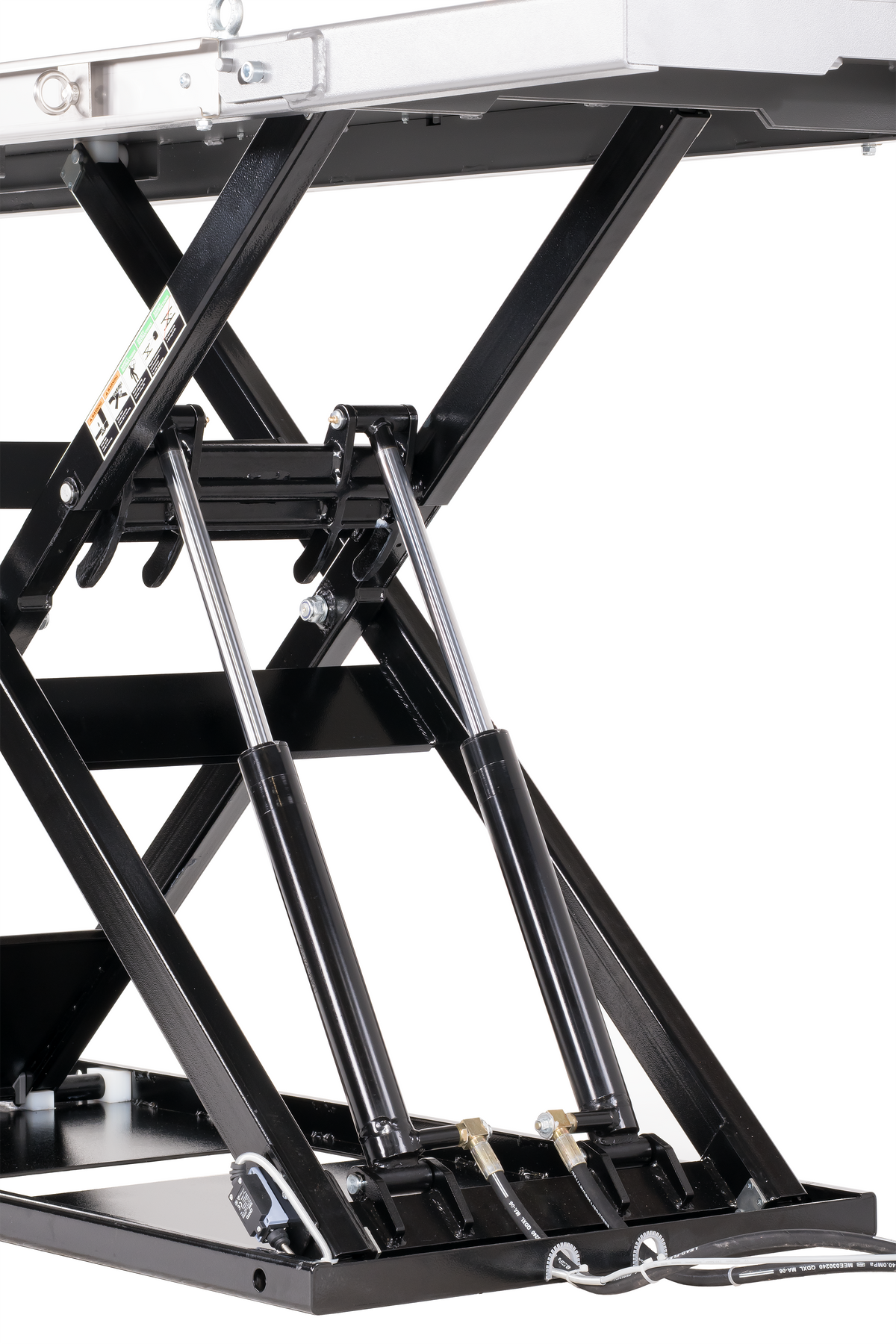 AlphaLift ProTitan600 75mm flach Elektroantrieb 600kg Scherenbühne Motorradhebebühne