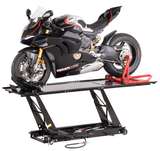 450kg Motorradhebebühne Parallelogramm mit Pneumatik + Fußpedal-Antrieb