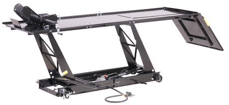 450kg Motorradhebebühne Parallelogramm mit Pneumatik + Fußpedal-Antrieb