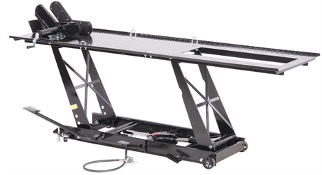 450kg Motorradhebebühne Parallelogramm mit Pneumatik + Fußpedal-Antrieb
