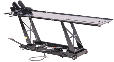 450kg Motorradhebebühne Parallelogramm mit Pneumatik + Fußpedal-Antrieb