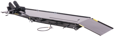 450kg Motorradhebebühne Parallelogramm mit Pneumatik + Fußpedal-Antrieb
