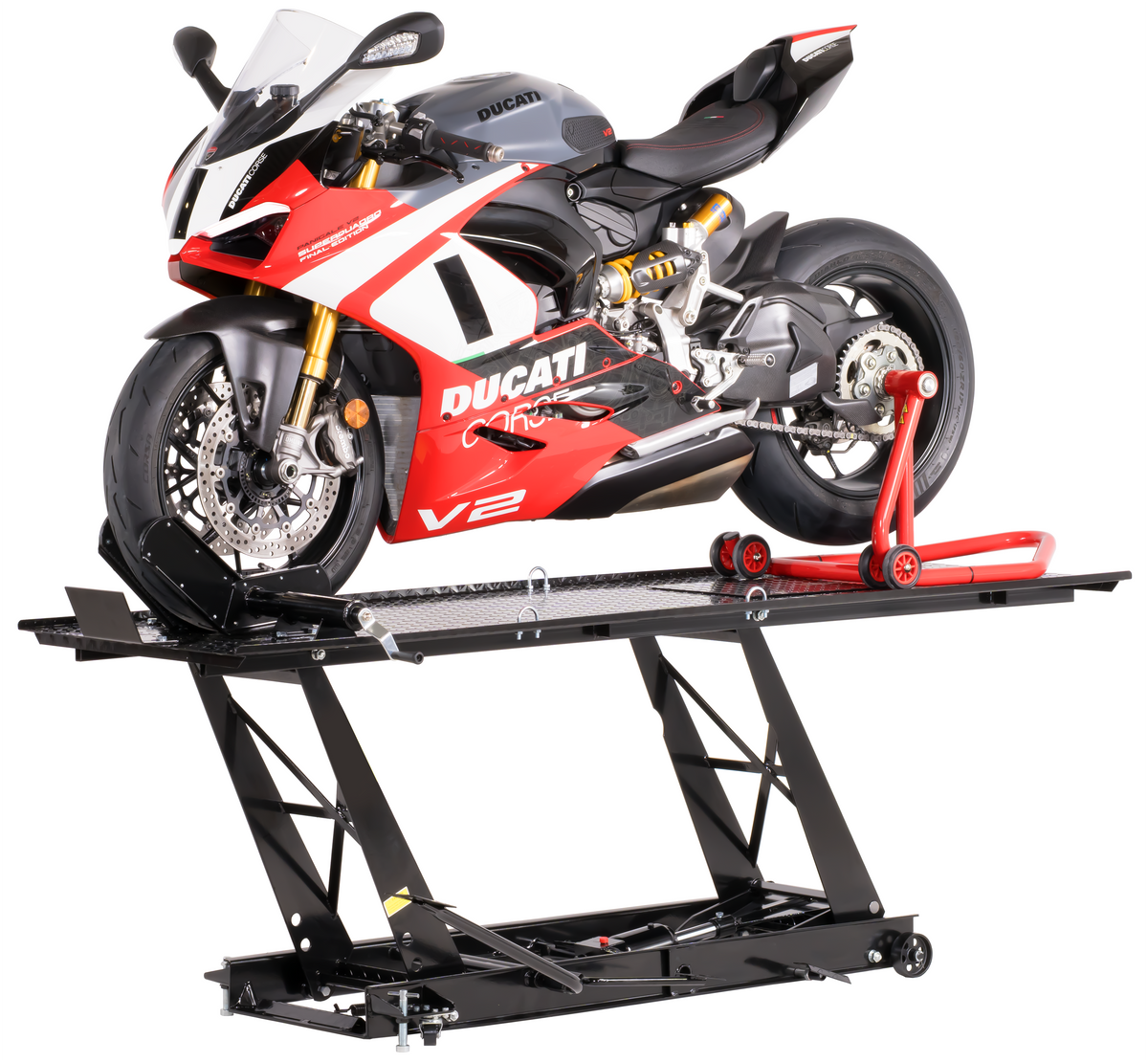 450kg Motorradbühne Parallelogramm mit Fußpedal-Antrieb