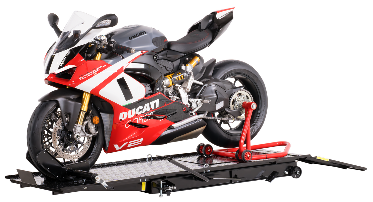 450kg Motorradbühne Parallelogramm mit Fußpedal-Antrieb