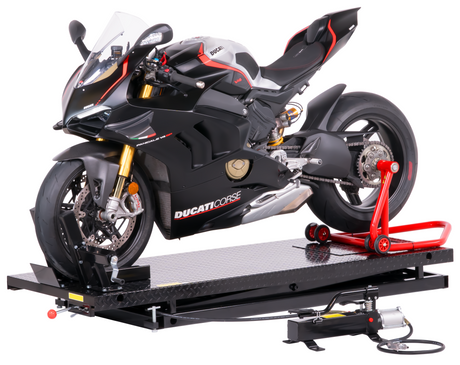 675kg Scherenbühne, Motorradhebebühne mit Pneumatikantrieb