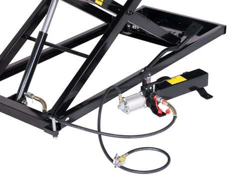 675kg Scherenbühne, Motorradhebebühne mit Pneumatikantrieb