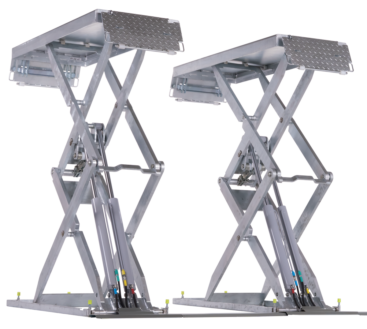 3,5t Doppel-Scherenhebebühne Vollverzinkt  400V elektrohydraulisch