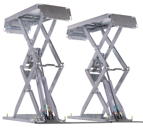 3,5t Doppel-Scherenhebebühne Vollverzinkt  400V elektrohydraulisch