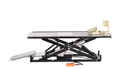 AlphaLift ProTitan1000  1000kg Scherenbühne Motorradhebebühne Elektroantrieb, max. Höhe 1220mm