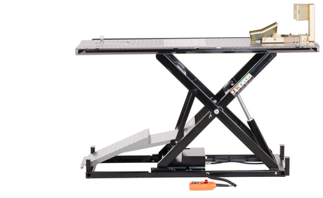 AlphaLift ProTitan1000  1000kg Scherenbühne Motorradhebebühne Elektroantrieb, max. Höhe 1220mm