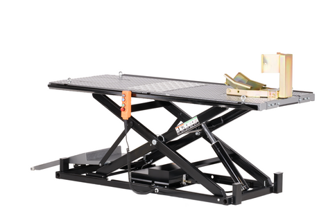 AlphaLift ProTitan1000  1000kg Scherenbühne Motorradhebebühne Elektroantrieb, max. Höhe 1220mm