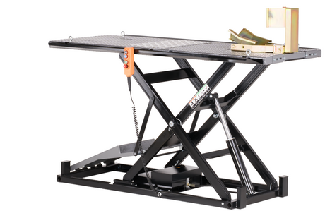 AlphaLift ProTitan1000  1000kg Scherenbühne Motorradhebebühne Elektroantrieb, max. Höhe 1220mm