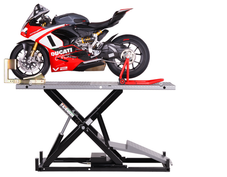 AlphaLift ProTitan1000  1000kg Scherenbühne Motorradhebebühne Elektroantrieb, max. Höhe 1220mm