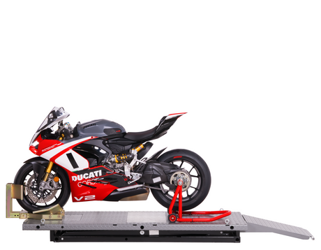 AlphaLift ProTitan1000  1000kg Scherenbühne Motorradhebebühne Elektroantrieb, max. Höhe 1220mm