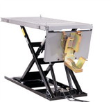 AlphaLift ProTitan600 75mm flach Elektroantrieb 600kg Scherenbühne Motorradhebebühne