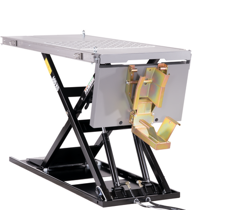 AlphaLift ProTitan600 75mm flach Elektroantrieb 600kg Scherenbühne Motorradhebebühne